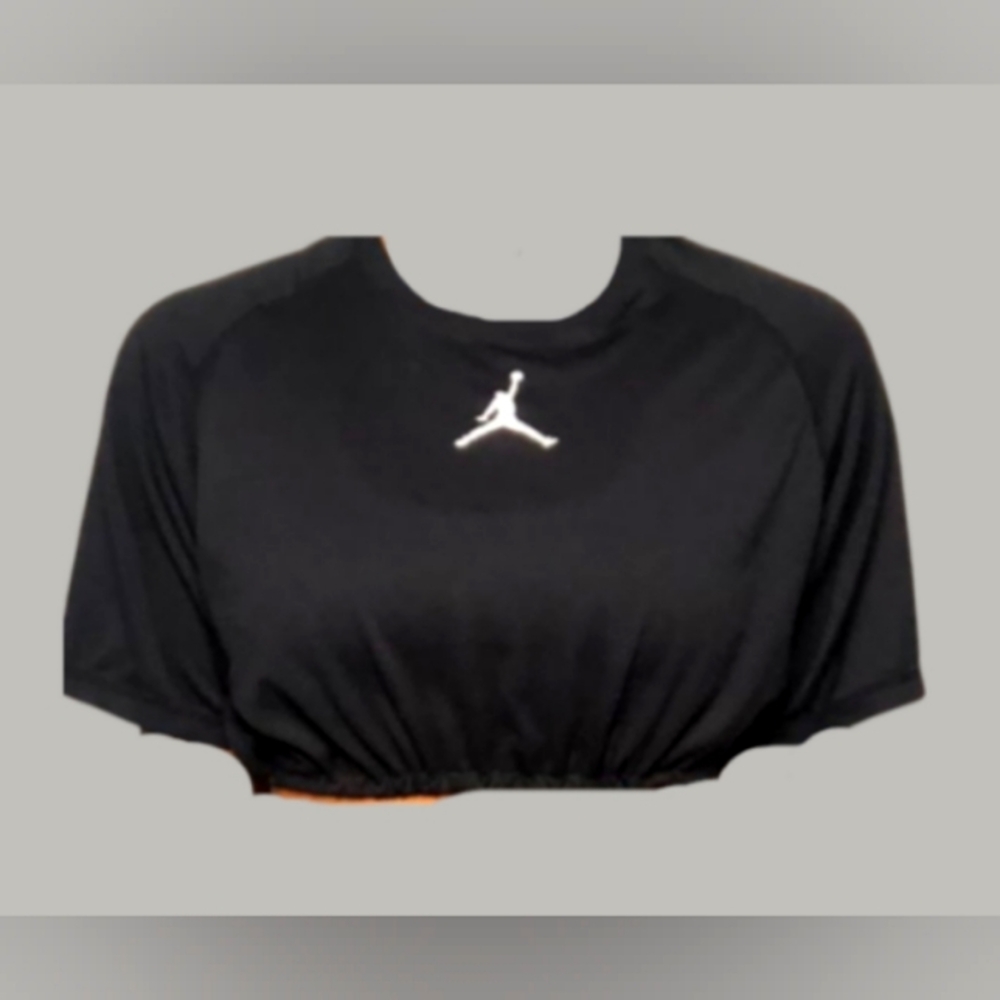 Jodan Black Crop Top
